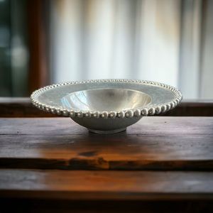 Hand Wrought Aluminum Bowl